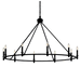 Kichler KK52707BK Black Large Foyer Chandelier