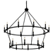 Kichler KK52708BK Black Large Foyer Chandelier