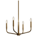 Kichler KK52716CPZ Champagne Bronze Mini Chandelier