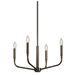 Kichler KK52716NI Brushed Nickel Mini Chandelier