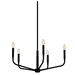 Kichler KK52717BK Black Mid Sized Chandelier