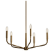 Kichler KK52717CPZ Champagne Bronze Mid Sized Chandelier