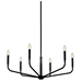 Kichler KK52718BK Black Mid Sized Chandelier