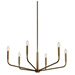 Kichler KK52718CPZ Champagne Bronze Mid Sized Chandelier