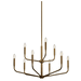 Kichler KK52720CPZ Champagne Bronze Mid Sized Chandelier