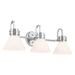 Kichler KK55155CH Chrome 3 Bulb Bathroom Light