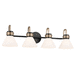 Kichler KK55156BK Black 4 or more Bulb Bathroom Light