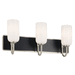 Kichler KK55163NI Brushed Nickel 3 Bulb Bathroom Light