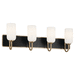 Kichler KK55164CPZ Champagne Bronze 4 or more Bulb Bathroom Light