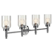 Kichler KK55186CH Chrome 4 or more Bulb Bathroom Light