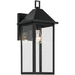 Kichler KK59158BK Black Outdoor Entrance Wall Light