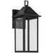Kichler KK59158BKDS Black Outdoor Entrance Wall Light
