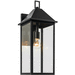 Kichler KK59159BK Black Outdoor Entrance Wall Light