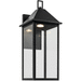 Kichler KK59159BKDS Black Outdoor Entrance Wall Light