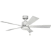 Kichler KK330242MWH Matte White Large Room Fan (52'' to 59'')