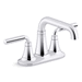 Kohler K27414-4-CP Polished Chrome 4'' Centerset Bathroom Sink Faucet