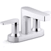 Kohler K37888-4-CP Polished Chrome 4'' Centerset Bathroom Sink Faucet