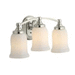 Kohler K11423-SN Vibrant Polished Nickel 3 Bulb Bathroom Light