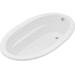 Kohler K1165-0 White 72" x 42" Soaking Tub