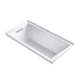 Kohler K1167-VBLW-0 White 60'' x 30'' Soaking Tub