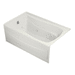 Kohler K1239-HL-0 White 60'' x 36'' Whirlpool Bath