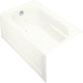 Kohler K1357-HL-0 White 60'' x 32'' Whirlpool Bath