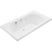 Kohler K1418-AH-0 White 72" x 42" Whirlpool Bath