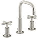 Kohler K14406-3-BN Vibrant Brushed Nickel 8'' Widespread Bathroom Sink Faucet