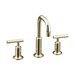 Kohler K14406-4-SN Vibrant Polished Nickel 8'' Widespread Bathroom Sink Faucet