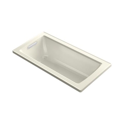 Archer 60'' x 30'' Soaking Tub - Biscuit