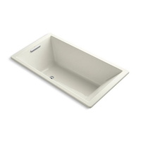  UnderScore VibrAcoustic 66" Soaking Tub - Biscuit