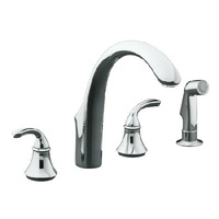  Commercial Deckmount Kitchen Faucet - Polished Chrome