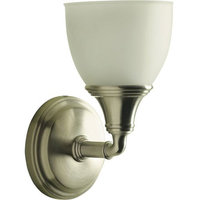 Devonshire 1 Bulb Wall Sconce - Vibrant Brushed Nickel