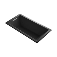  Underscore 60'' x 30'' Soaking Tub - Black