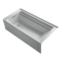  Archer 72" x 36" Soaking Tub - Ice Grey