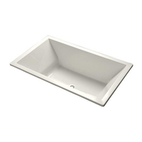  Underscore 72" x 42" Soaking Tub - White