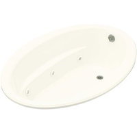  Sunward 60'' x 42'' Whirlpool Bath - Biscuit