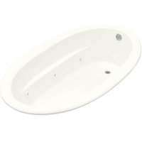  Sunward 72" x 42" Whirlpool Bath - White