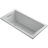  UnderScore VibrAcoustic 60'' x 30'' Soaking Tub - Ice Grey