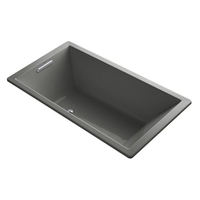  UnderScore VibrAcoustic 66" Soaking Tub - Thunder Grey