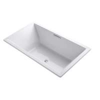  UnderScore VibrAcoustic 72" x 42" Soaking Tub - White