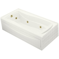  Mariposa 72"x 36" Whirlpool Bath - White