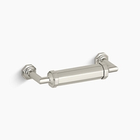  Pinstripe 3" Pull - Vibrant Polished Nickel