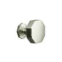  Pinstripe 1-1/4" Knob - Vibrant Polished Nickel