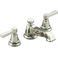  Pinstripe Pure 8'' Widespread Bathroom Faucet - Vibrant Polished Nickel