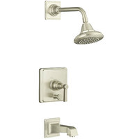  Pinstripe Tub & Shower Faucet Trim Trim Kit - Vibrant Brushed Nickel