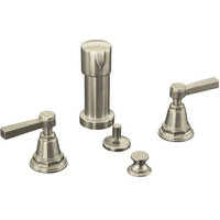  Pinstripe Pure Vertical Spray Bidet Faucet - Vibrant Brushed Nickel