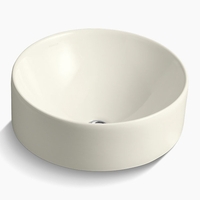  Vox Vessel Style Bathroom Sink - Biscuit