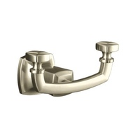  Margaux Robe Hook Bathroom Accessory - Vibrant Brushed Nickel
