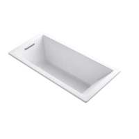  UnderScore VibrAcoustic 66" Soaking Tub - White
